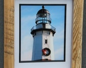 Fine Art Photography Montauk Lighthouse, Handmade Wood Frames, Ocean landscape, Landscape Photography, Wall Decor
