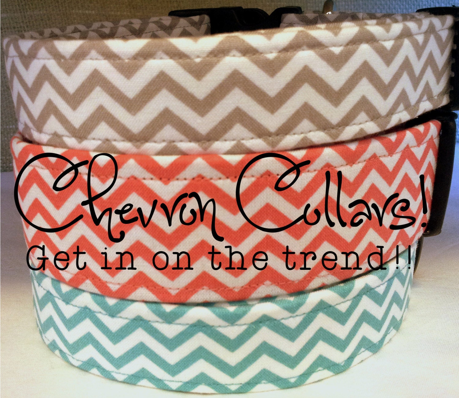 Chevron Dog Collars