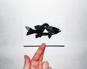 5 Cards and Envelopes - Geometric Fish - GeometricInk