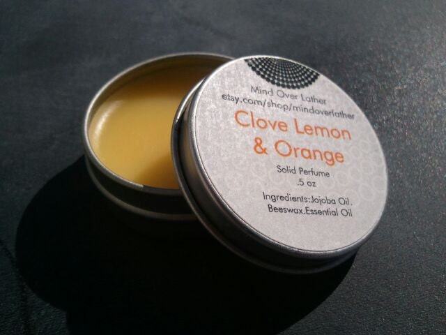 Clove Lemon & Orange Solid Perfume