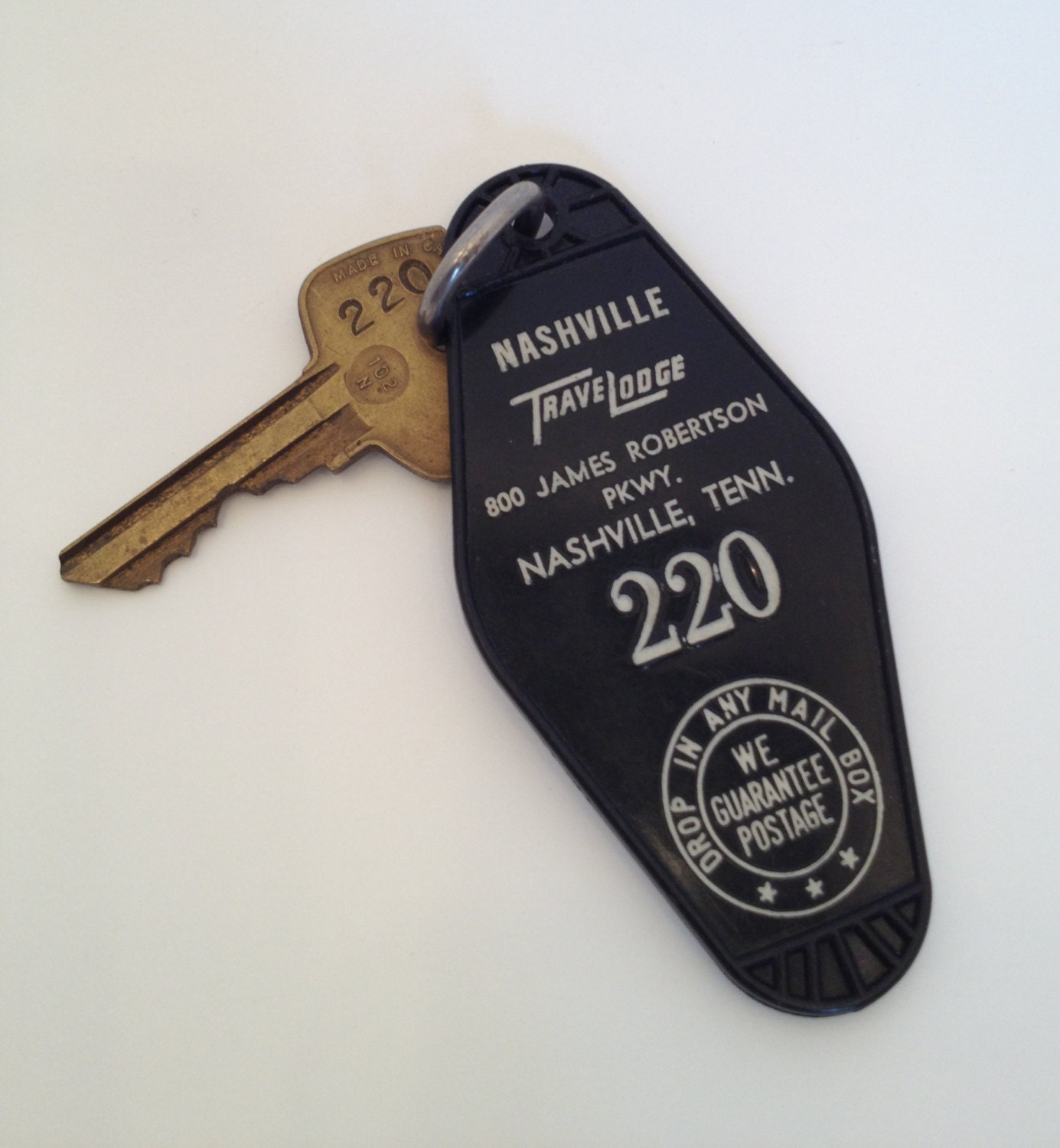 Vintage Hotel Key Travel Lodge Nashville TN - NashvillePickerBoys