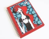 The Woman with Lollipop Spiran Notebook , Journal