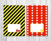 Firetruck Tent Cards - DIY - Printable Il_170x135
