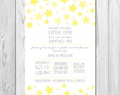 Twinkle, Twinkle Little Star Baby Shower Invitation - Gender Reveal - DIY - Printable Il_170x135