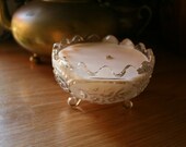Gorgeous Candle in a Vintage Tri footed Sweets Dish