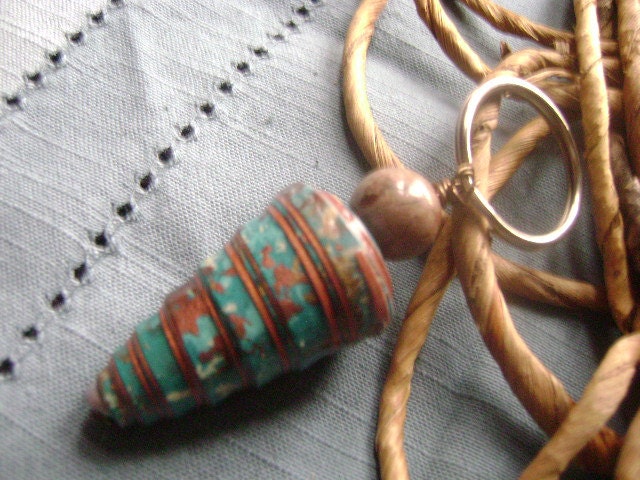 Cone Paper Bead Keychain