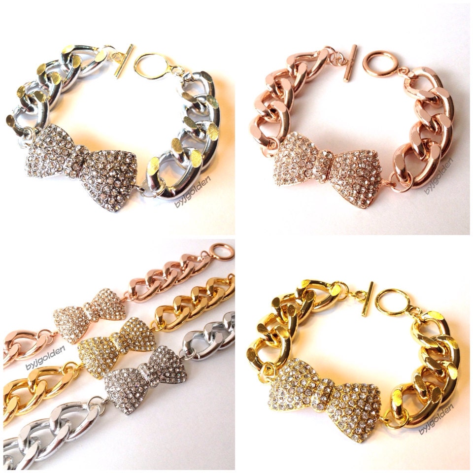 Bow Chain Bracelet