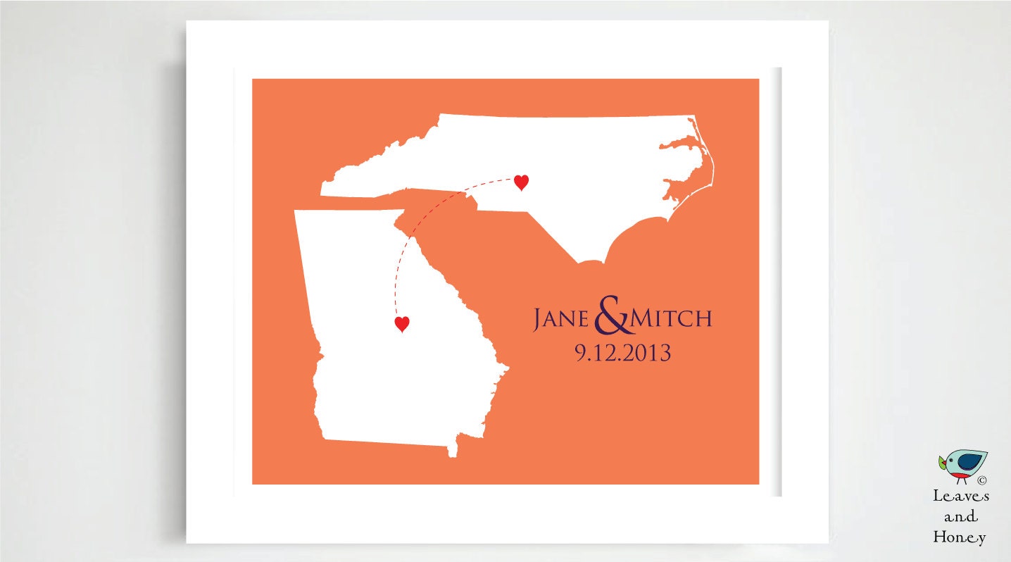 Buy dating anniversary gifts - 8x10 Personalized Engagement Gift for Him / Her / Mom / Parents / For Couple Dating Location Map / 1st Anniversary / Bridal / Wedding Gift