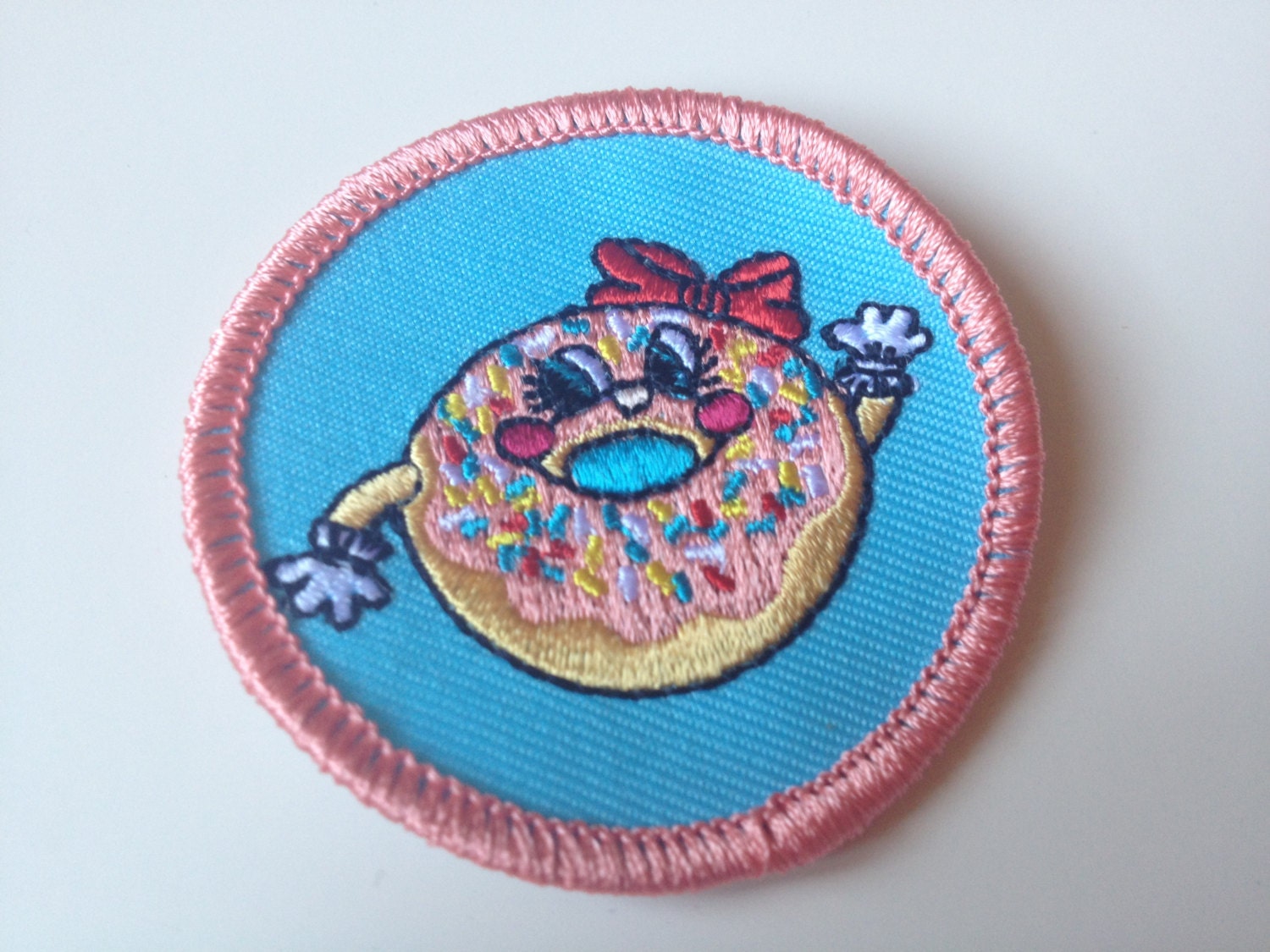 Embroidered Official Pink Donuts Patch