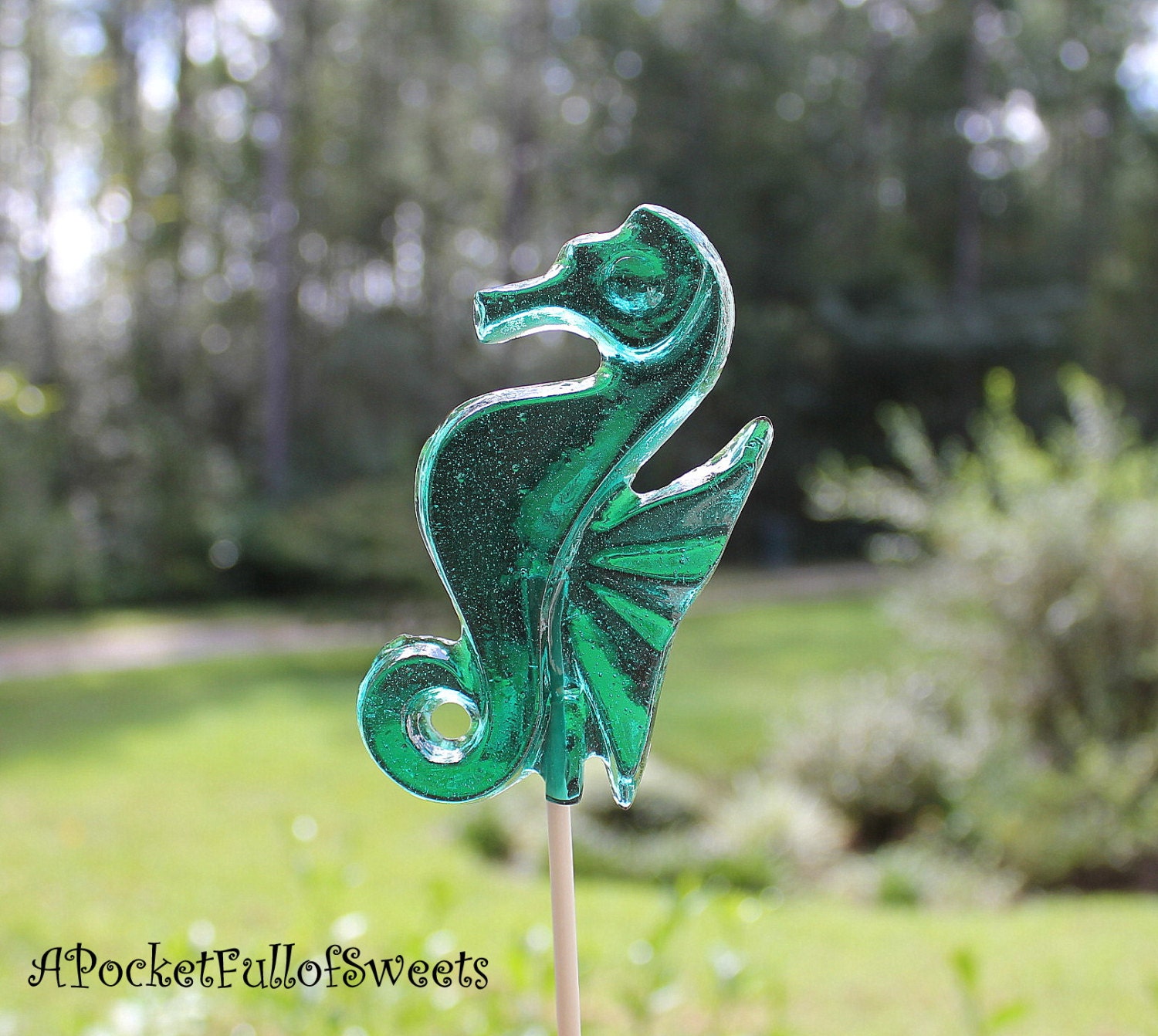 Seahorse Lollipops Beach Wedding Birthday Hard Candy Barley Sugar Lollipops Gifts Seahorses Favors