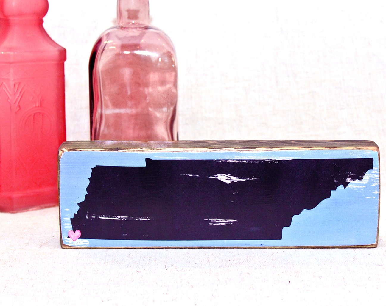 Tennessee State - Hometown love Memphis art on salvaged wood