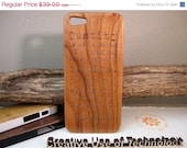ON SALE wooden iphone 5 cases with sturdy rubber bumper - real bamboo, cherry or black walnut wood - laser engraved - "Destiny is a CHOICE"