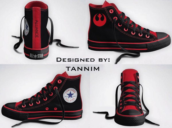 Custom Star Wars: Rebel Alliance Converse Chucks