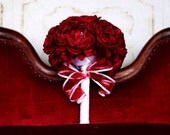 DEPOSIT for a LARGE Handmade  Peony & Brooch  Bouquet