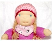 Waldorf doll, waldorf inspired doll, waldorf cuddle doll, soft toy, plush toy, cloth doll,  rag doll, ragdoll, handmade