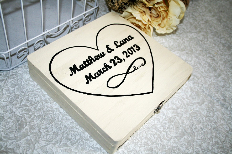 Customized Wedding Guest Book Alternative Shabby Chic Rustic Advice for Bride & Groom Well Wishes Wooden Hearts Wedding Favors