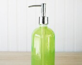 Market Glass Soap Dispensers - Green Spring