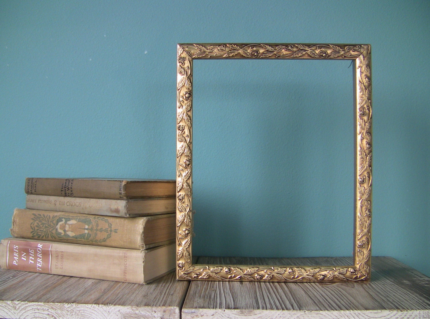 Beautiful Ornate Syroco Style Gold Frame-Home Decor-Wall Hanging-Vintage Gold Picture Frame