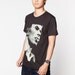 David Bowie T Shirt Artist Rock Smoking Men Black T Shirts Short Sleeve Tee T-Shirt Size M