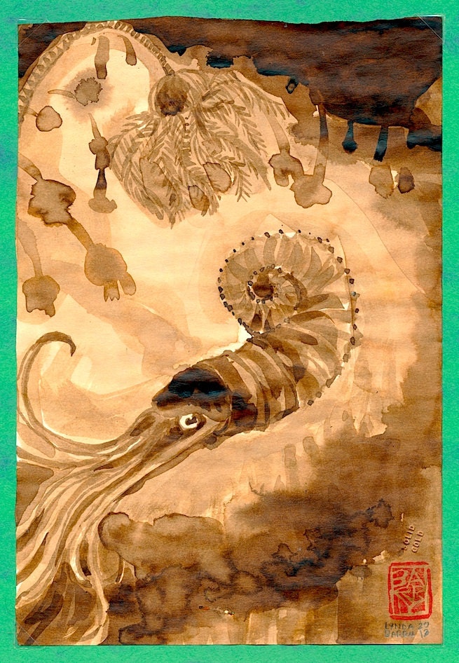 Walnunt Ink Sea Creature
