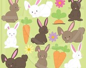 60% OFF Last day bunny clipart for scrapbooking, commercial use, vector graphics, digital clip art, digital images - PGCLPK507 Il_170x135