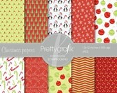 40% OFF Christmas digital scrapbook papers, scrapbook pages, digital paper pack, commercial use - PGPSPK557 Il_170x135
