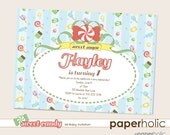 Sweet Candy Lollipop - Birthday Party Baby Shower Invitation - Customized Printable by Paperholic Il_170x135