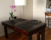 Reclaimed Pallet Wood Dining Table, Upcycled, Louisiana(Small)