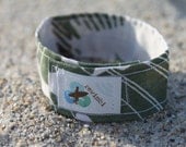 Original Handmade Rewimbi Armband Beach Bracelet Eco Friendly Surf Gear made from Upcycled Boardshorts Deep Jungle Edition