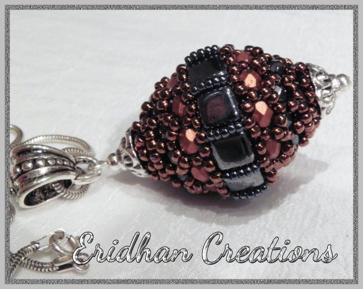 Beaded bead "Wasp Nest" - tutorial