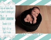 Aiden Birth Announcement with picture