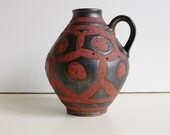Rare Mid Century Carstens Tönnieshof " Ankara " vase / jug West Germany WGP