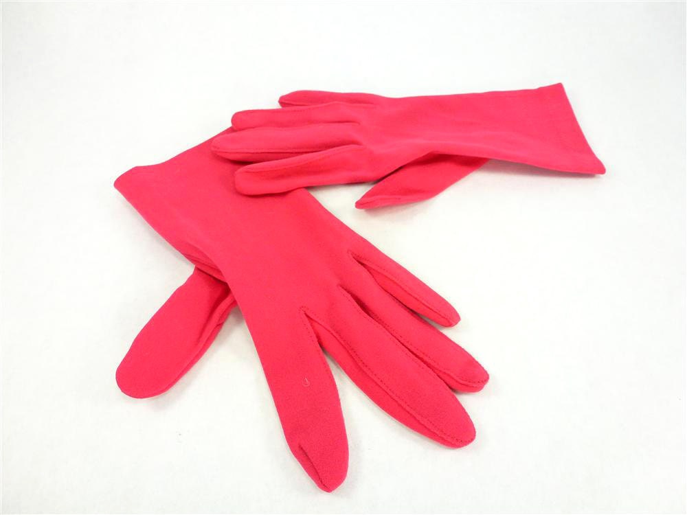 Vintage Pair of Hot Pink Ladies Gloves