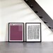 Pantone 683U vintage poster