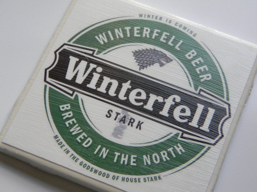 Game of Thrones Variety Pack of Five Ceramic Tile Beer Coasters