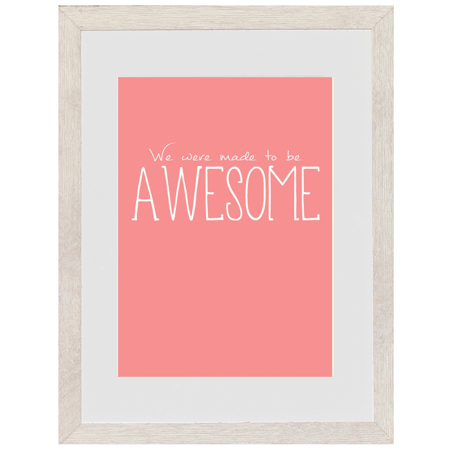 We Were Made to Be Awesome Nursery Print 8x10 or 5x7 Printable Art
