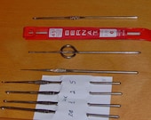 Imported Made in England  Steel Crochet Hooks  Morrall Viking Watsons Vintage