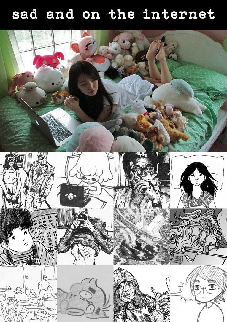 Sad and on the Internet - artbook