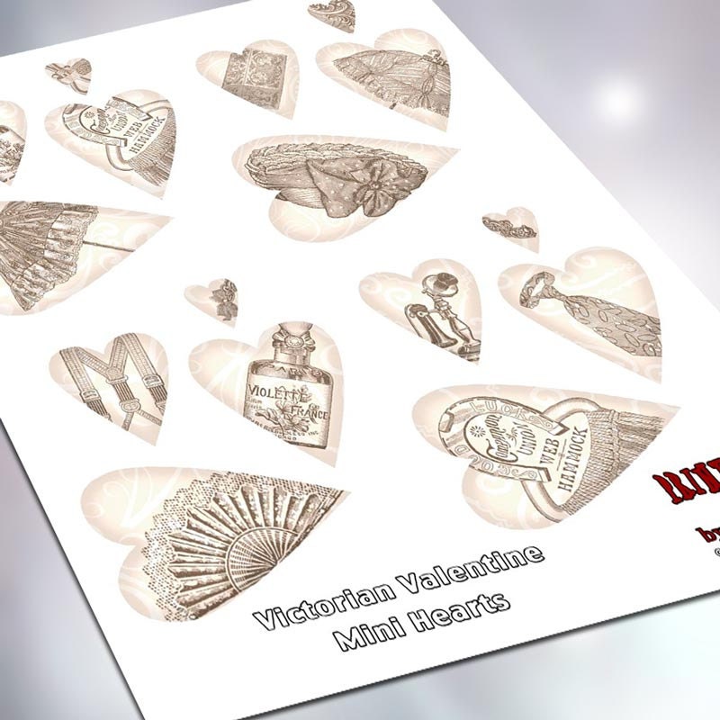 Off white beige victorian hearts, DIY printable collage sheet, crafting,scrapbook, gift packaging, tags, pdf, digital file, name tag