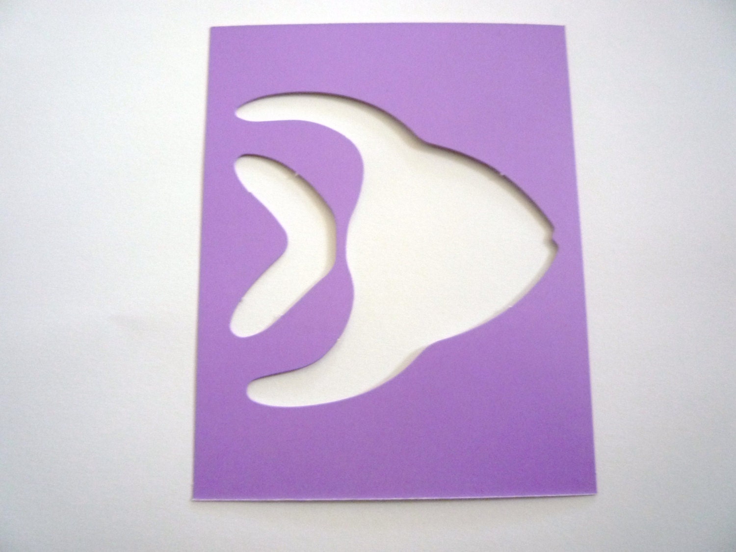 New - One FISH  Decorative Wall or Art Stencil  Sturdy & Reusable