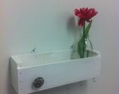 Wall Hanging Shelf, Wood Box Organizer, Key Holder Box, Home Decor, Up cycled