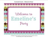 PRINTABLE Owl Custom Party Sign Il_170x135