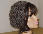 Crochet Chunky  Slouchy Beret  hat  beanie  teens womens adult cap acrylic