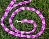 SALE Dog Leash for Small Dogs Variegated Purple  SALE