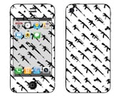 Gun Show - White Apple iPhone 4/4S Vinyl Skin