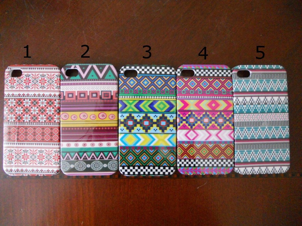 Trendy Tribal Stripes iPhone Hard Cover Plastic Case for 4/4S