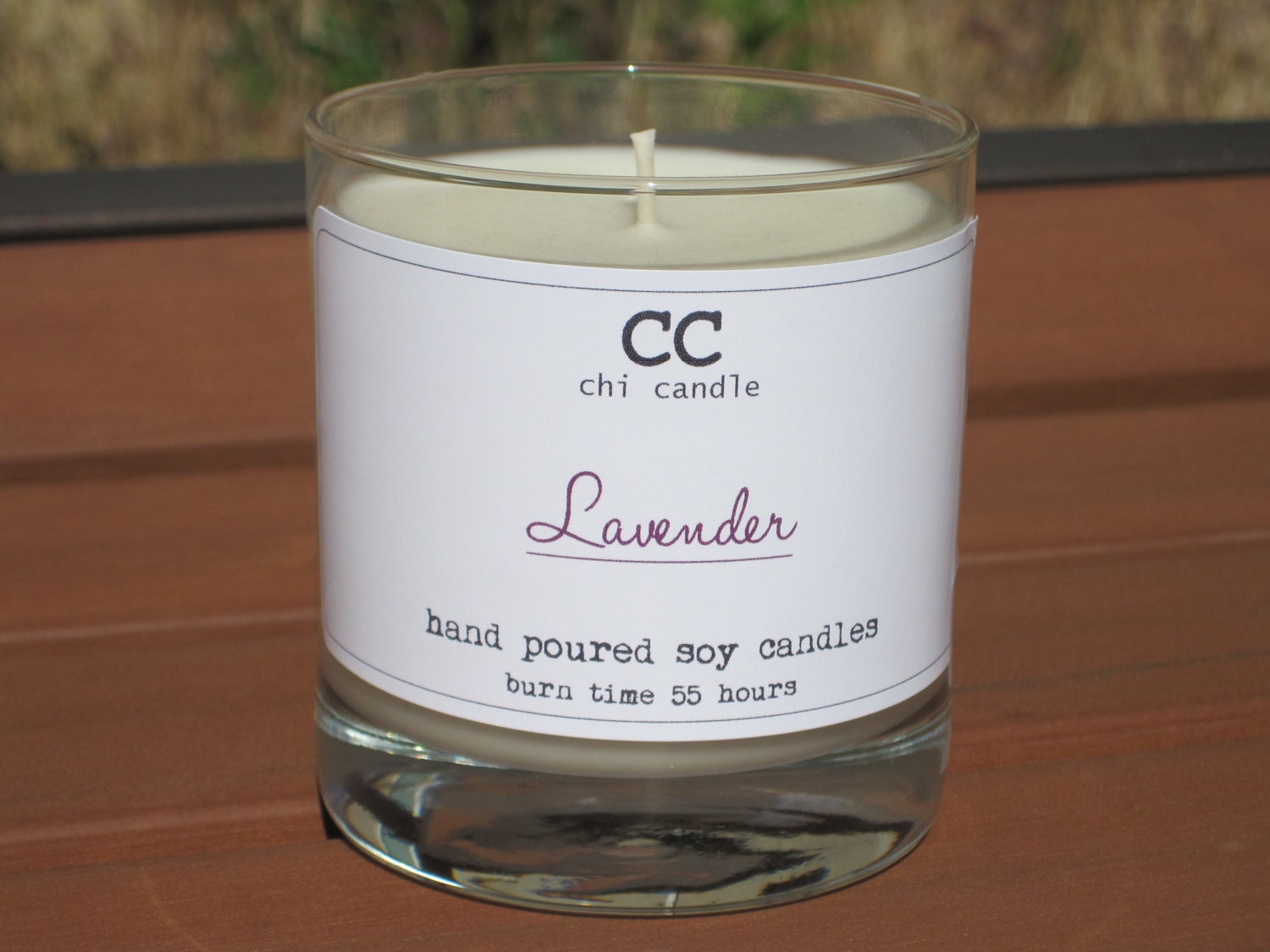 Soy Candle lavender  Scented Soy Candle