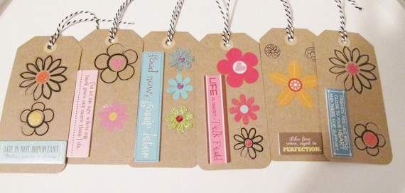 Buy gift tags and quotes - Sassy Quotes Birthday Party Gift Tags Handmade