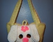 Easter Bunny Purse for Girls, Spring, Tote, Easter Basket