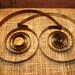 Huge Vintage wall Clock springs  -- robot mix -- steampunk supply  -- altered art -- mixed media -- assemblage -- steampunk supply --